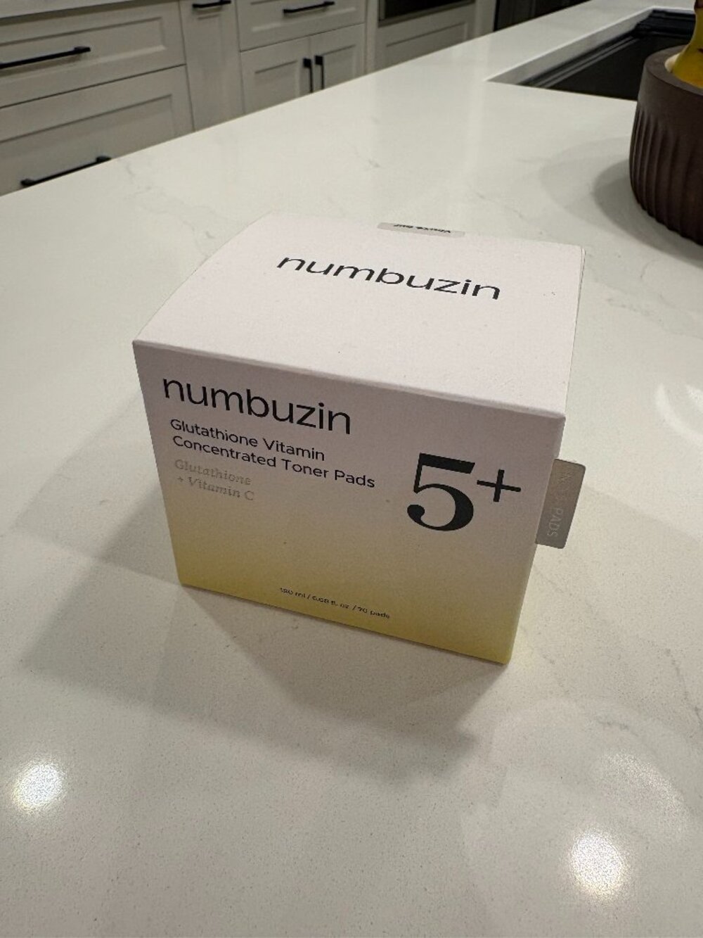 Numbuzin Glutathione Vitamin Concentrated Toner Pads